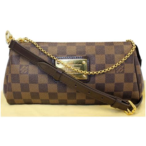 louis vuitton eva pochette damier ebene|Louis Vuitton neverfull Damier Ebene.